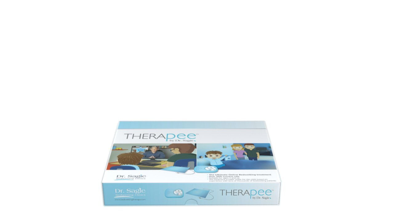 TheraPee unidad de alarma primer plano con controles claros