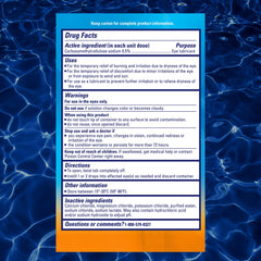 TheraTears etiqueta y embalaje con instrucciones claras y beneficios