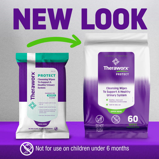 Textura de toallita Theraworx Protect mostrando suavidad y capacidad de limpieza