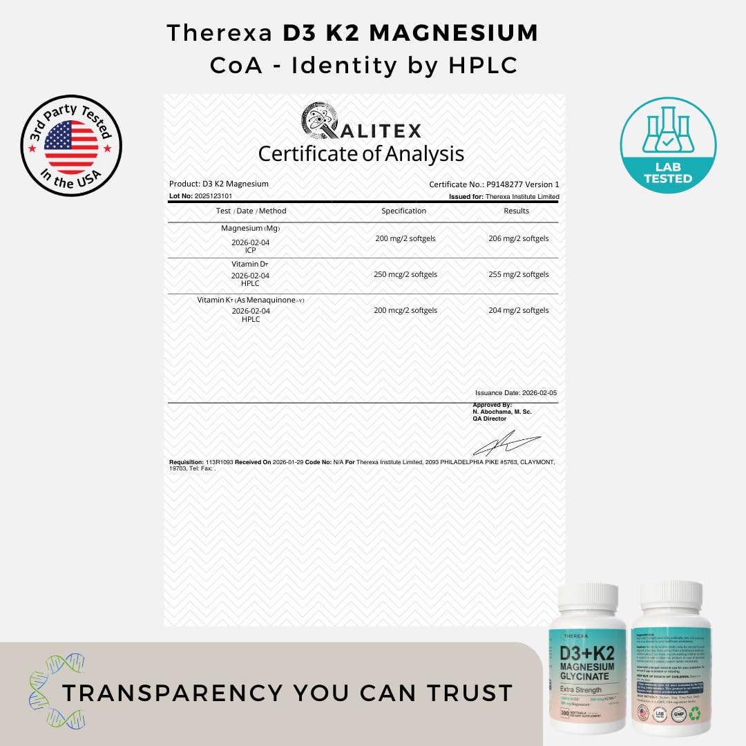 therexa etiqueta con información de ingredientes y concentraciones clave