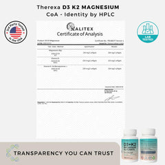 therexa etiqueta con información de ingredientes y concentraciones clave