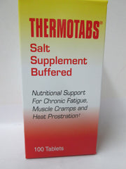 Thermotabs envase frontal con 100 tabletas, fácil almacenamiento y acceso