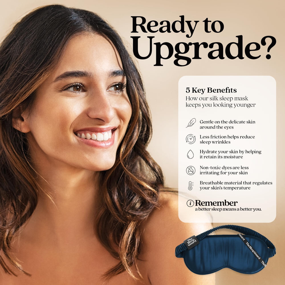TheSleepGuard vista lateral del ajuste elástico para confort sin marcas