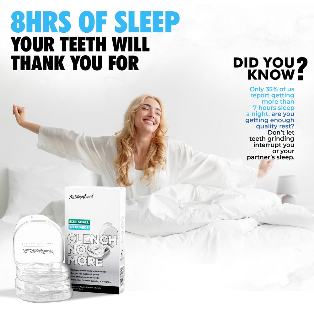 TheSleepGuard protector en boca durante el sueño, reduce la fricción dental