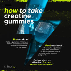 Thinbi gomitas sobre mesa en contexto de estilo de vida activo y sano