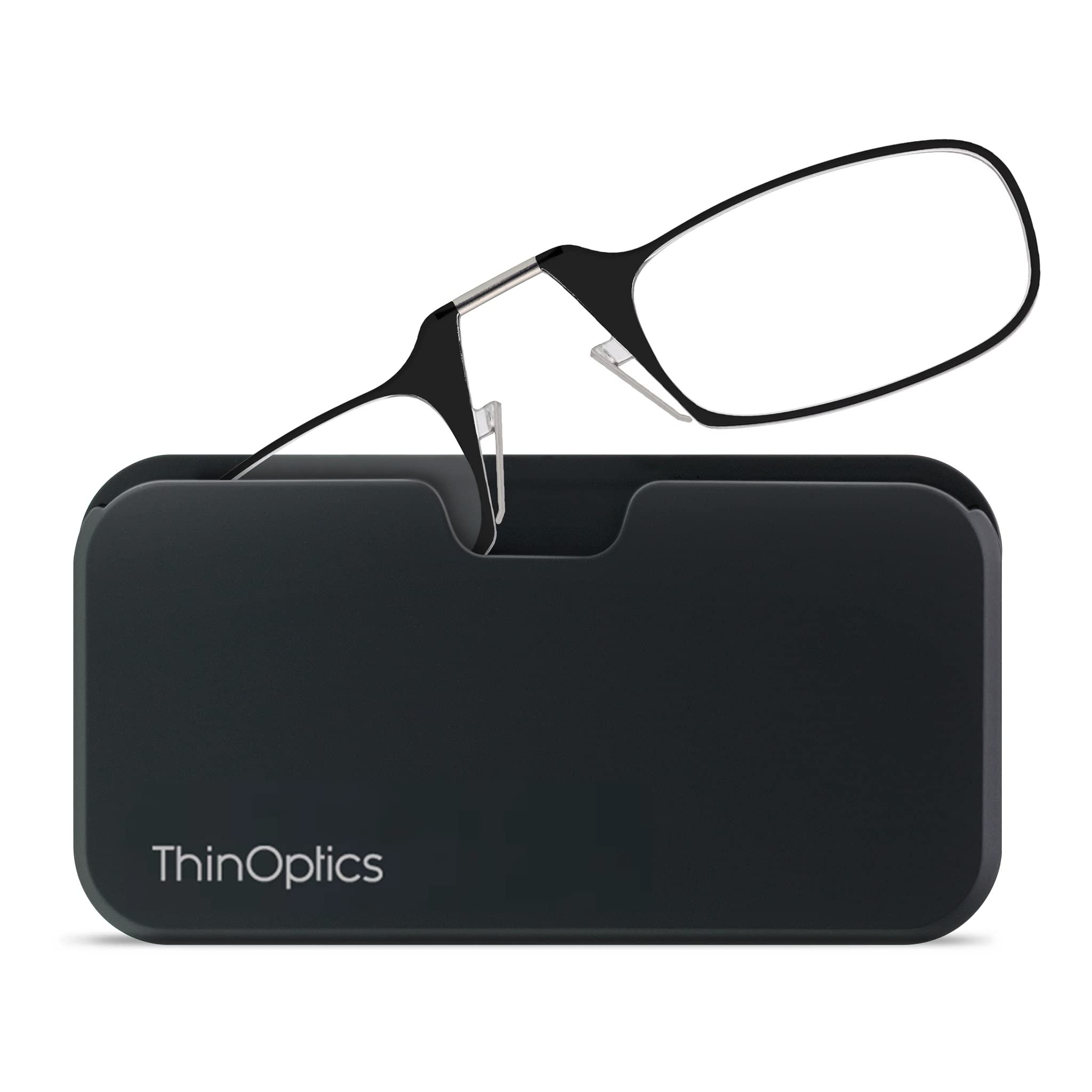 ThinOptics detalle del puente metálico con memoria, ajuste fiable