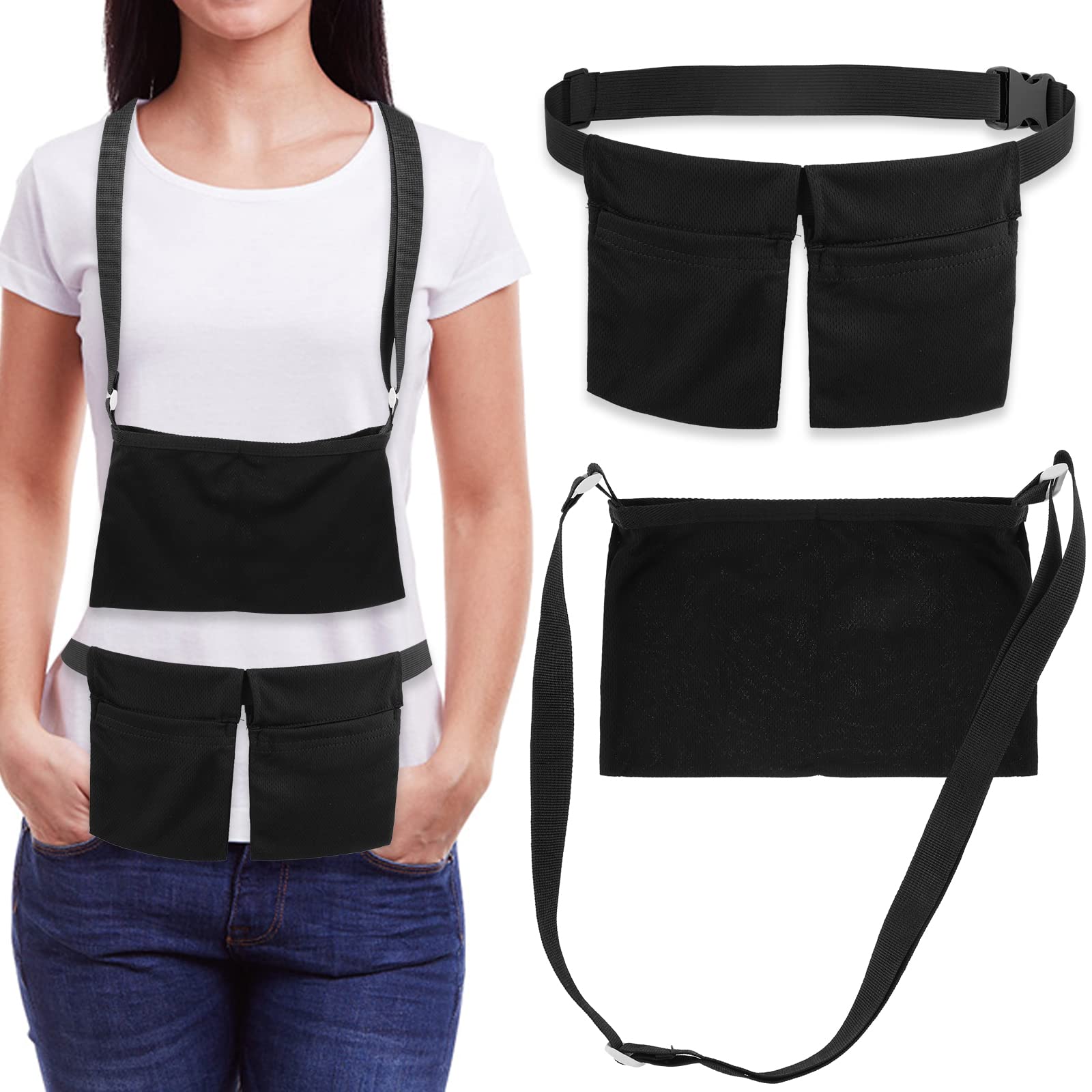 Thinp bolsa cinturón frontal sujeta drenajes con comodidad