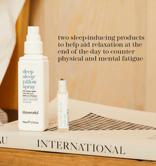 THISWORKS detalle de la niebla del spray mostrando textura ligera