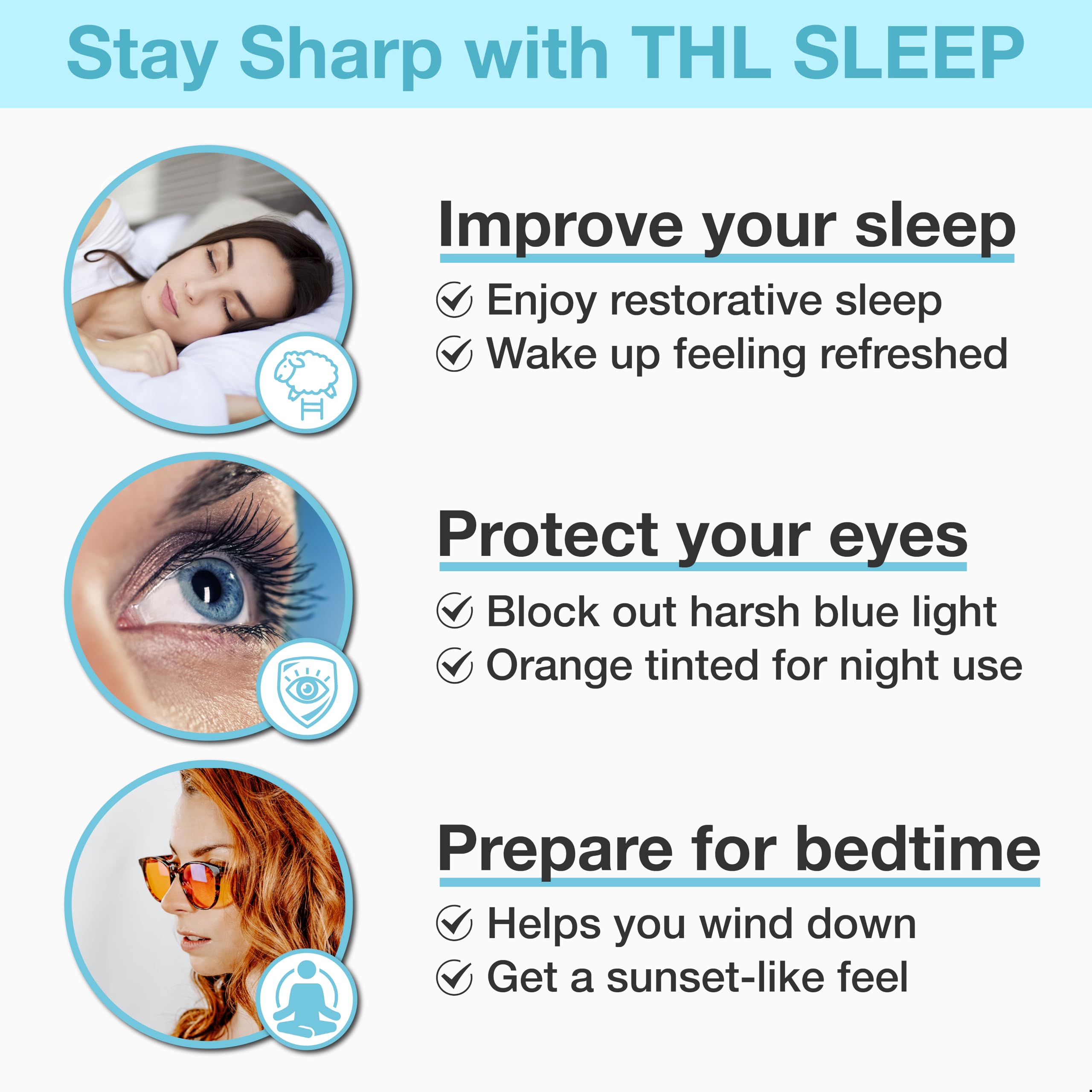 THL SLEEP comparación de tamaño junto a teléfono para escala y ajuste