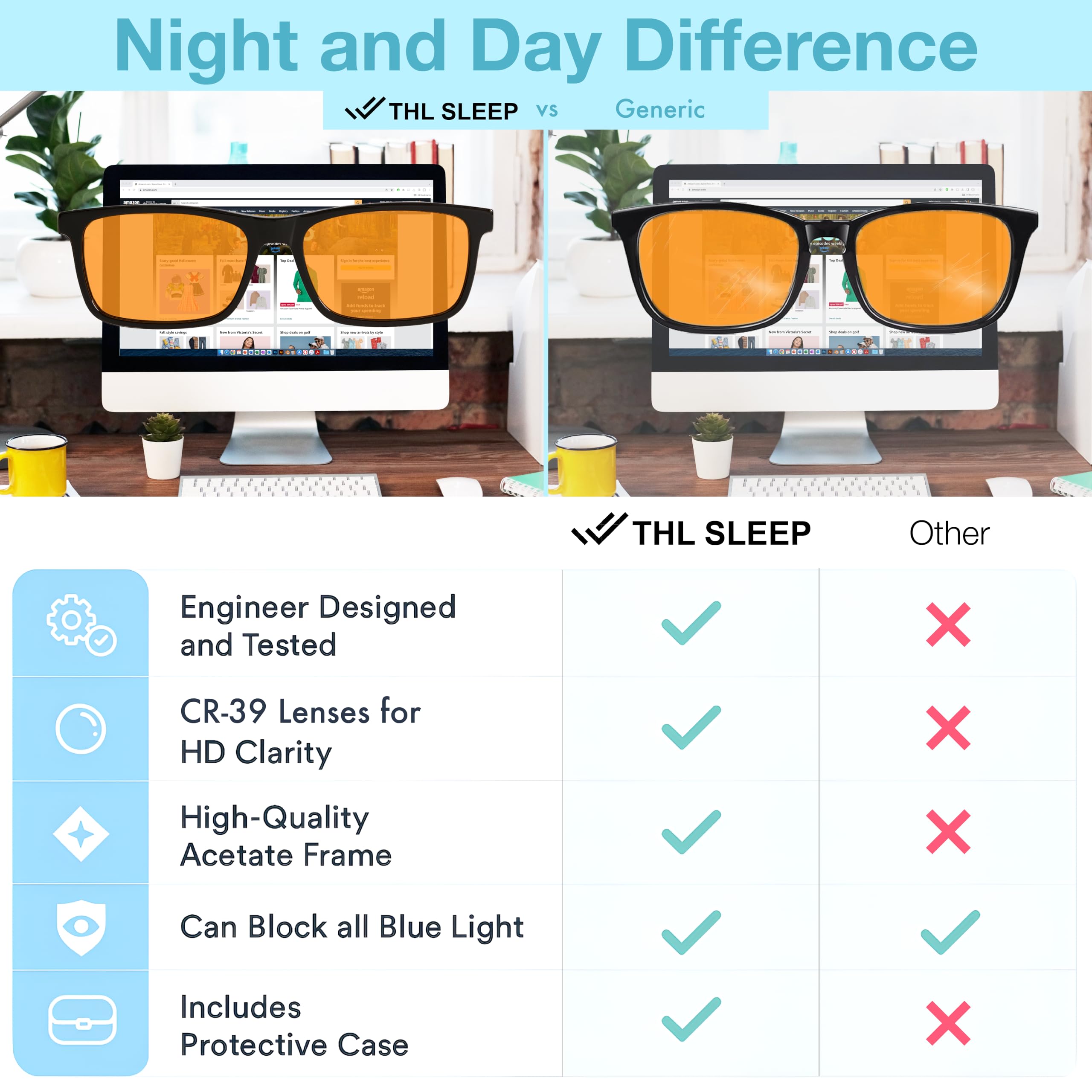 THL SLEEP comparación de tamaño en mano para evaluar portabilidad