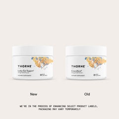 THORNE cierre y etiqueta legible que ofrece instrucciones claras de uso