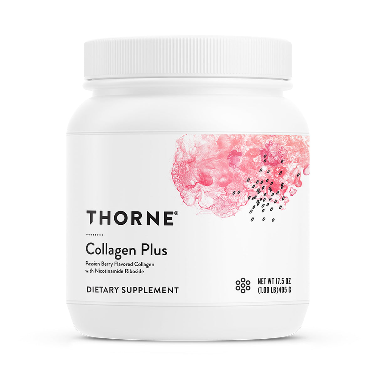 THORNE Colágeno Plus - botella de polvo para piel suave