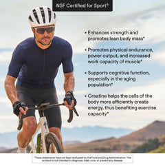 Athlete preparing shake with THORNE Creatine