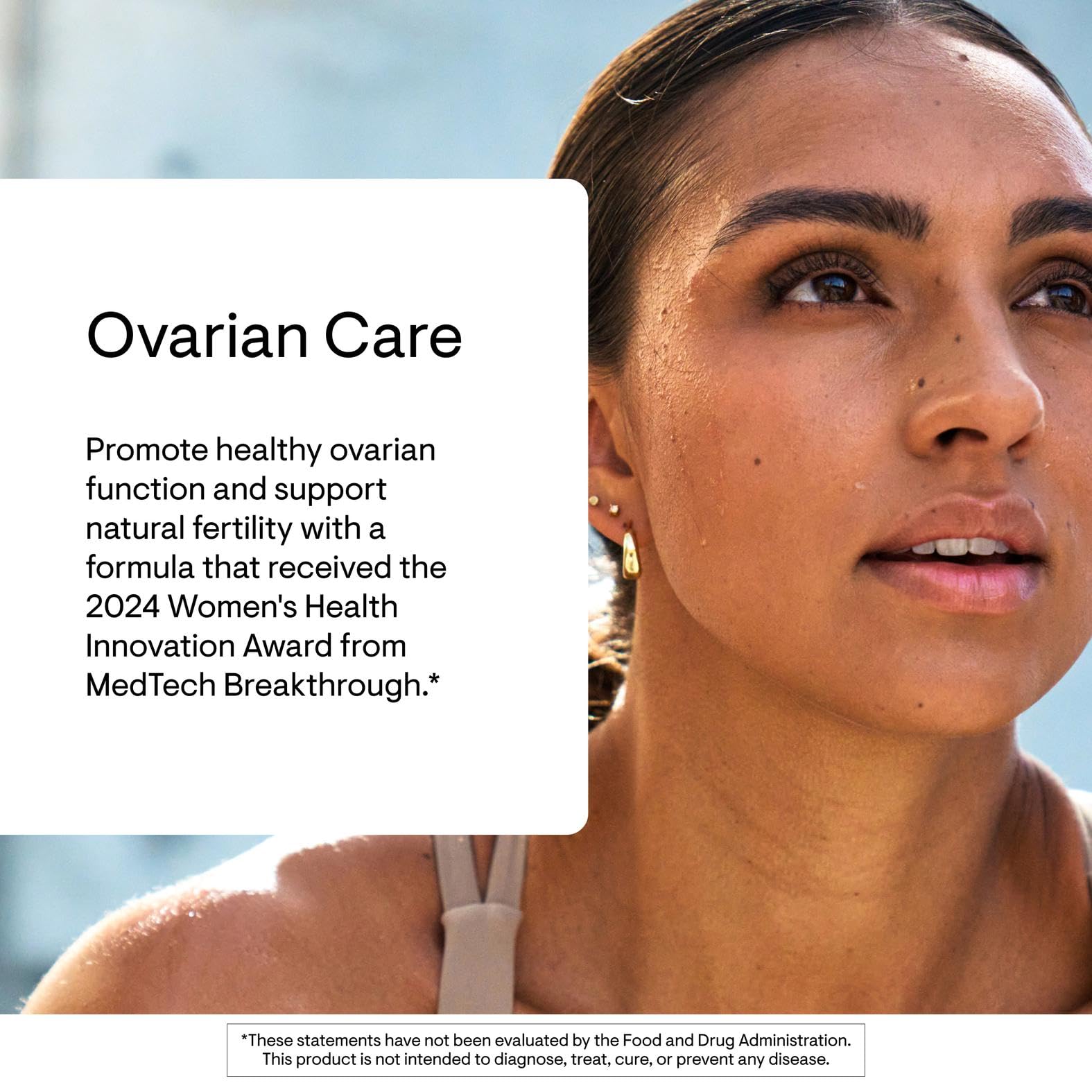 Thorne Cuidado Ovárico, caja-empaque: visión clara de etiqueta y certificaciones de calidad