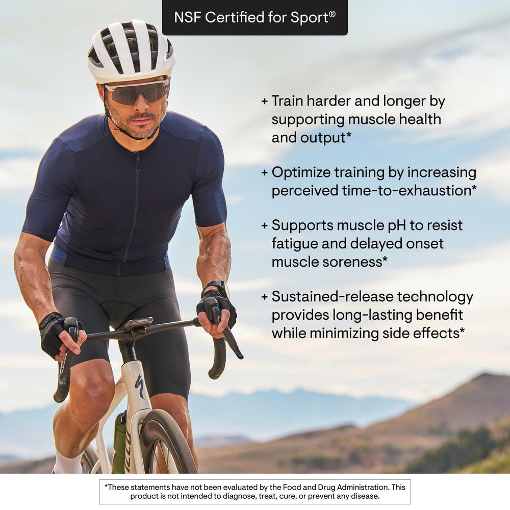 THORNE etiqueta con certificación NSF Certified for Sport para seguridad deportiva