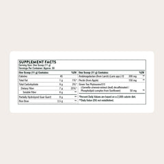 THORNE polvo FiberMend textura fina, fácil disolución y mezcla