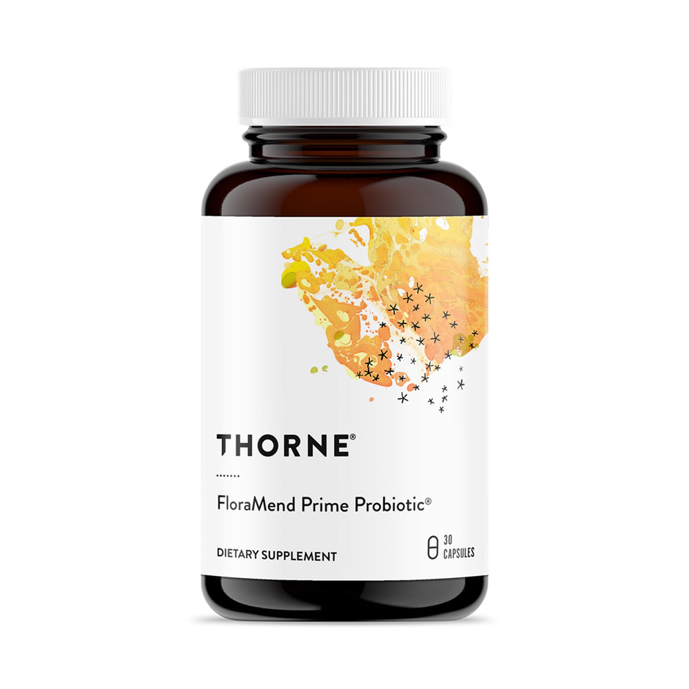THORNE envase frontal mostrando 30 cápsulas y marca confiable