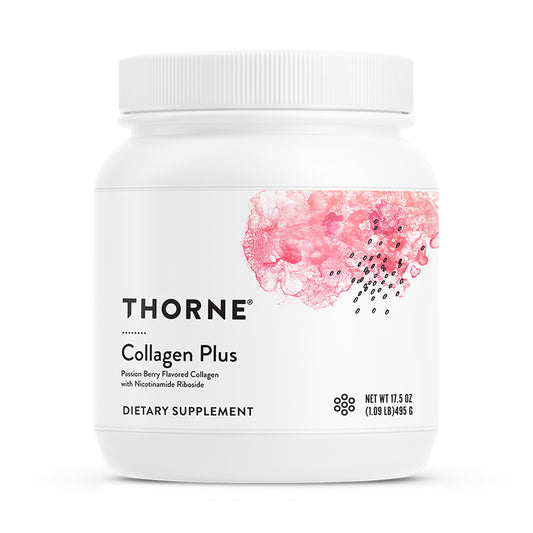 THORNE envase frontal mostrando la marca y beneficios