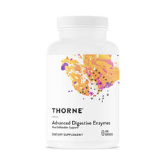 THORNE frente del producto mostrando etiqueta y beneficio digestivo