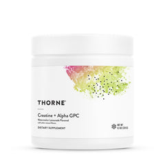 THORNE envase frontal del producto mostrando marca y presentación, claro beneficio de confianza