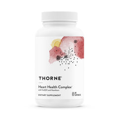 THORNE envase frontal con diseño claro y beneficio de apoyo cardiaco