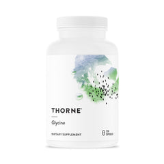 THORNE frente del producto que muestra envase y pureza del suplemento