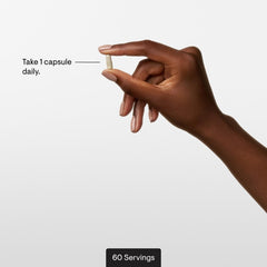 60 porciones THORNE Hierro Bisglicinato para planificación diaria.