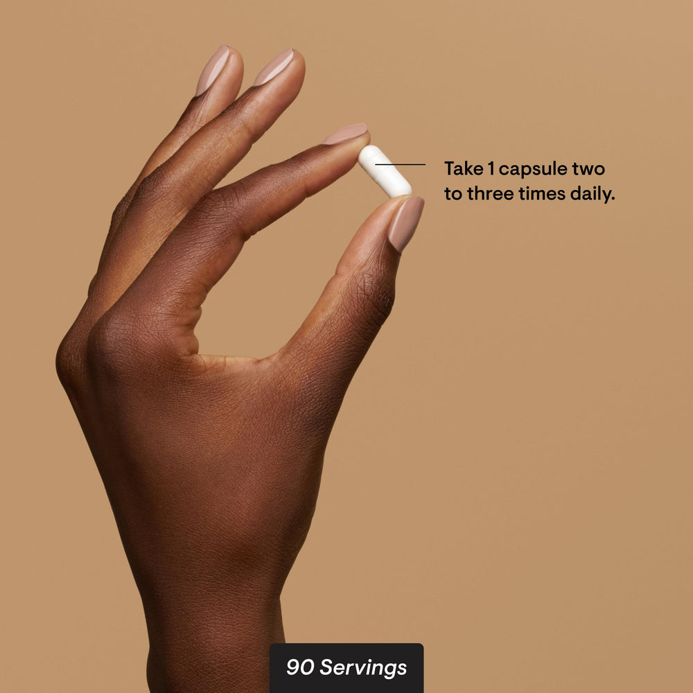 THORNE NAC 500 mg, detalle de ingredientes: sin gluten, lácteos ni soja.