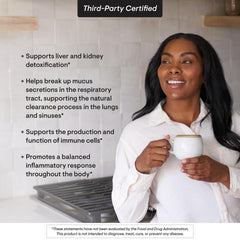 THORNE NAC 500 mg, dosis diaria: hábito sencillo para el bienestar.