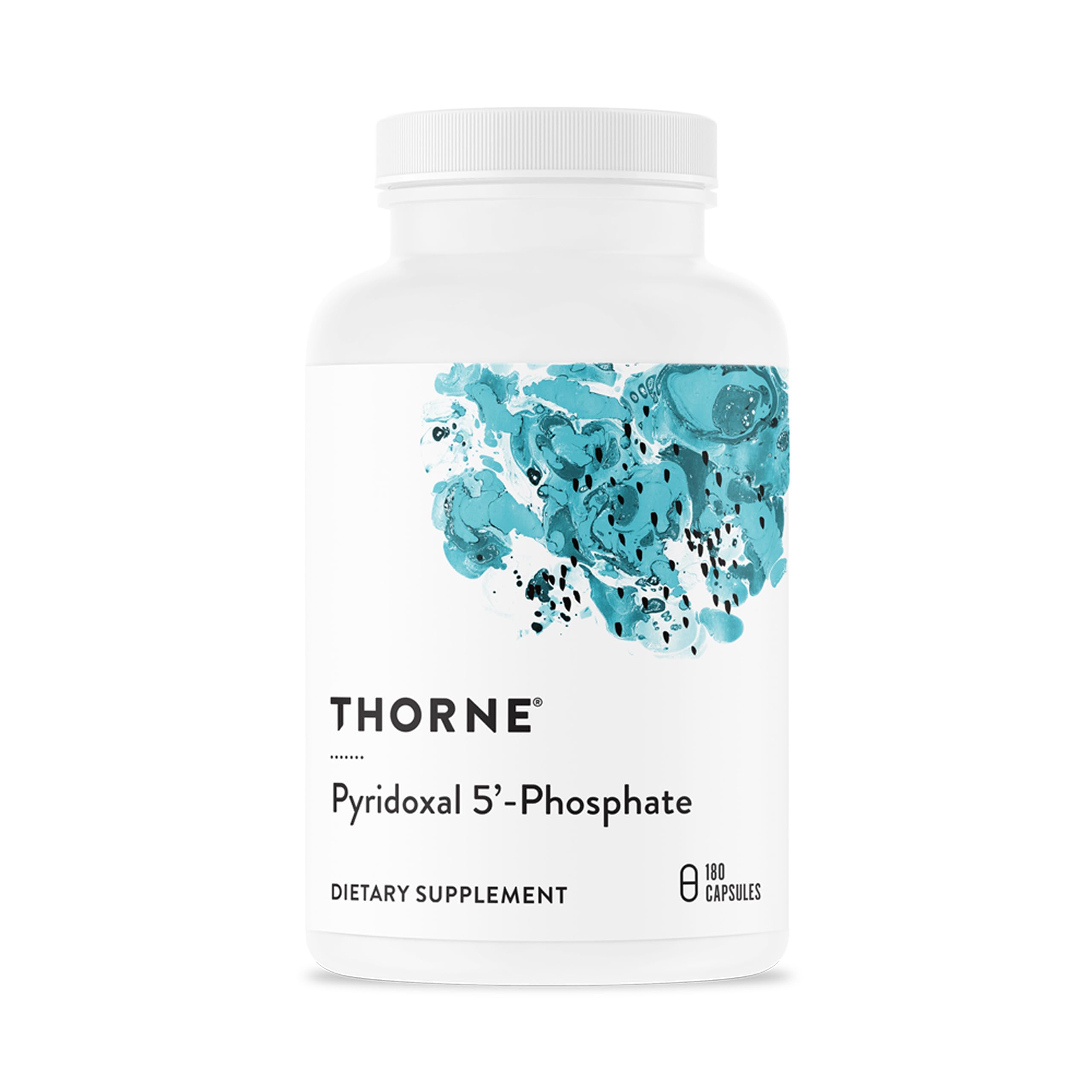 THORNE envase frontal claro mostrando la marca y beneficio de biodisponibilidad