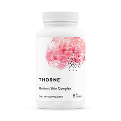 THORNE frasco frontal mostrando 60 cápsulas y diseño claro