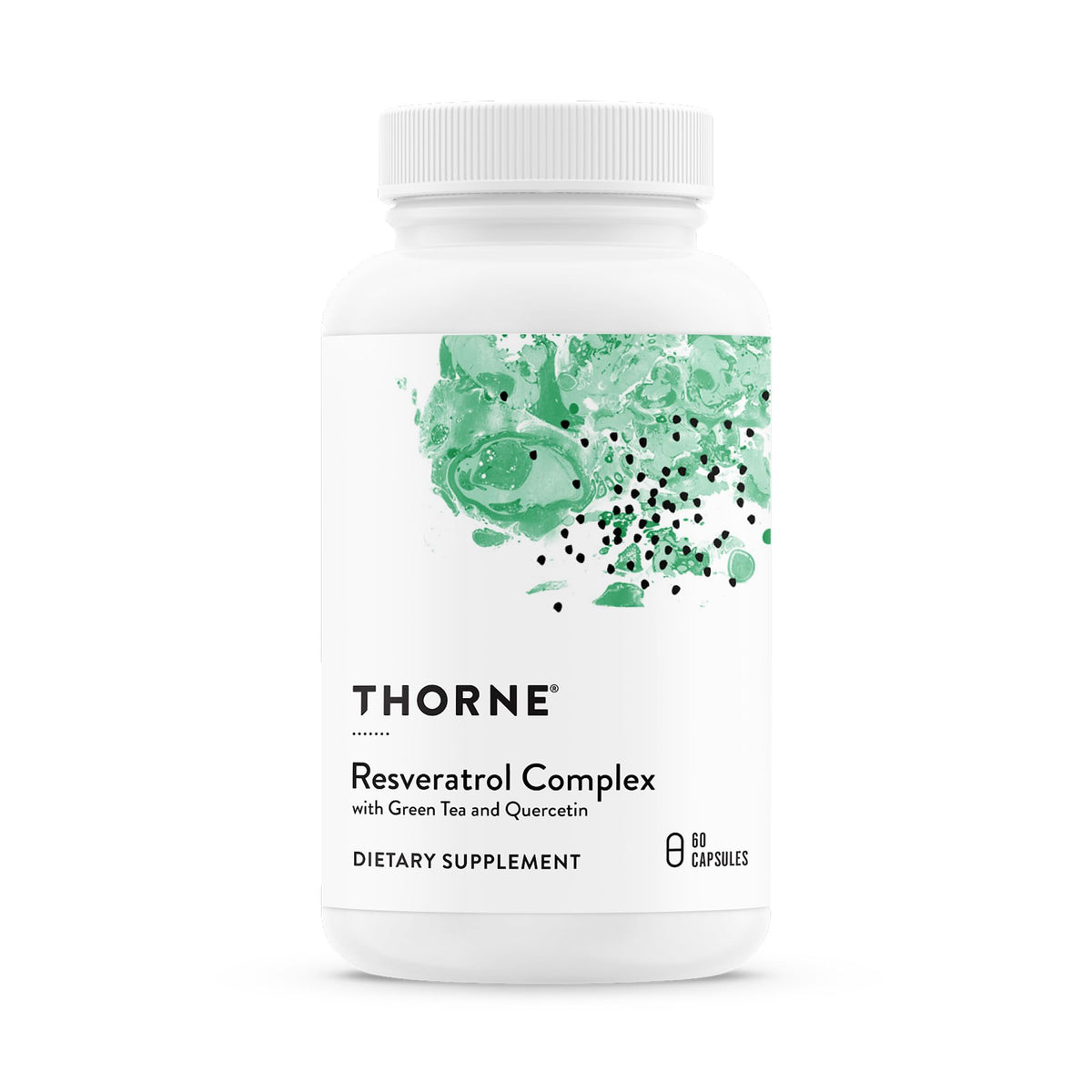THORNE envase frontal mostrando fórmula y beneficios antioxidantes