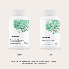 THORNE ingredientes naturales té verde, quercetina y curcumina unidos