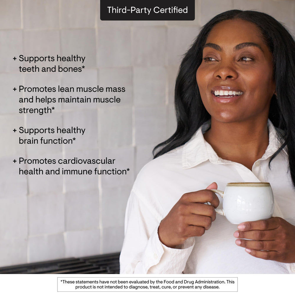 THORNE Vitamina D3 dosificador mostrando dosis diaria.