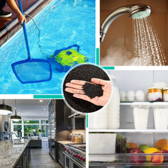 Threlaco en acuario filtrando impurezas y protegiendo hábitat acuático