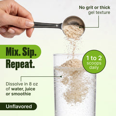 Intestinal Fortitude ThriveBer etiqueta nutricional legible, beneficio información clara