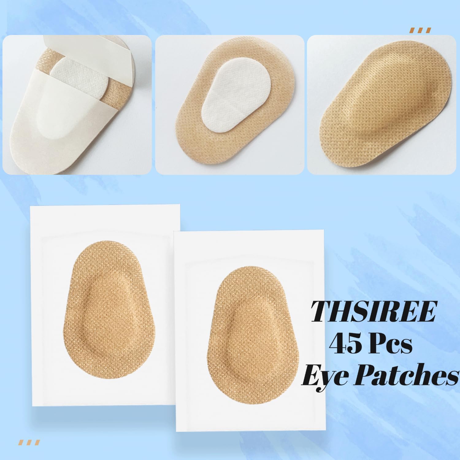 THSIREE parche situado bajo gafas, compatible para uso con montura