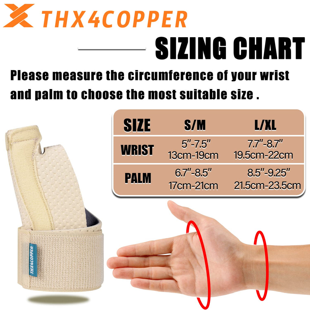 THX4COPPER close-up del splint flexible ofreciendo estabilidad personalizada