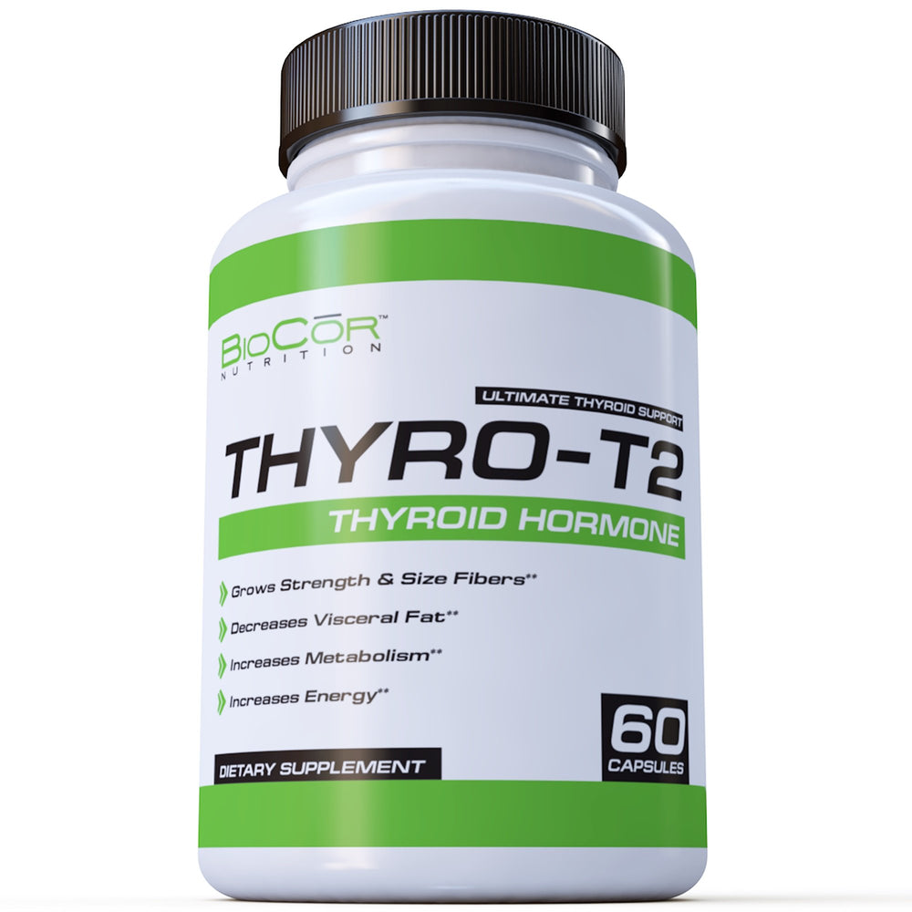 Thyro-T2 envase frontal mostrando etiqueta y beneficio metabólico