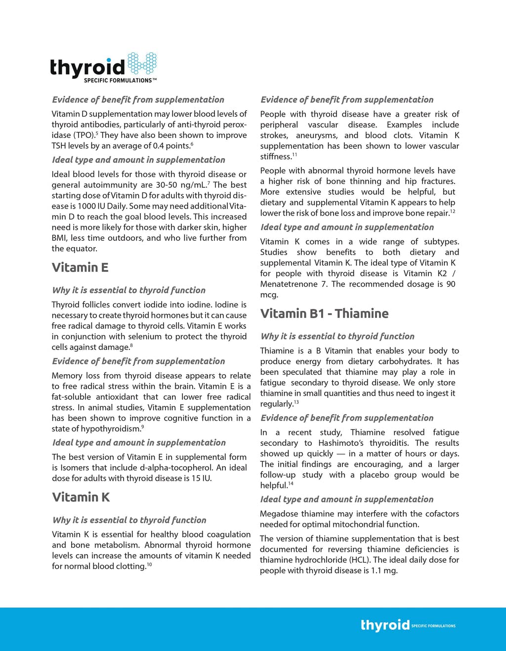 Thyroid Specific Formulations producto en rutina matutina para conveniencia