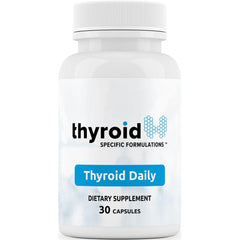 Thyroid Specific Formulations envase frontal mostrando diseño y beneficios