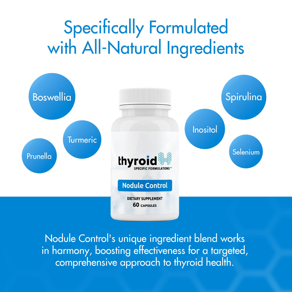 Thyroid Specific Formulations etiqueta nutricional legible para verificar ingredientes y dosificación