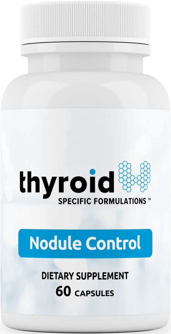 Thyroid Specific Formulations frasco frontal mostrando la presentación y beneficio de apoyo tiroideo