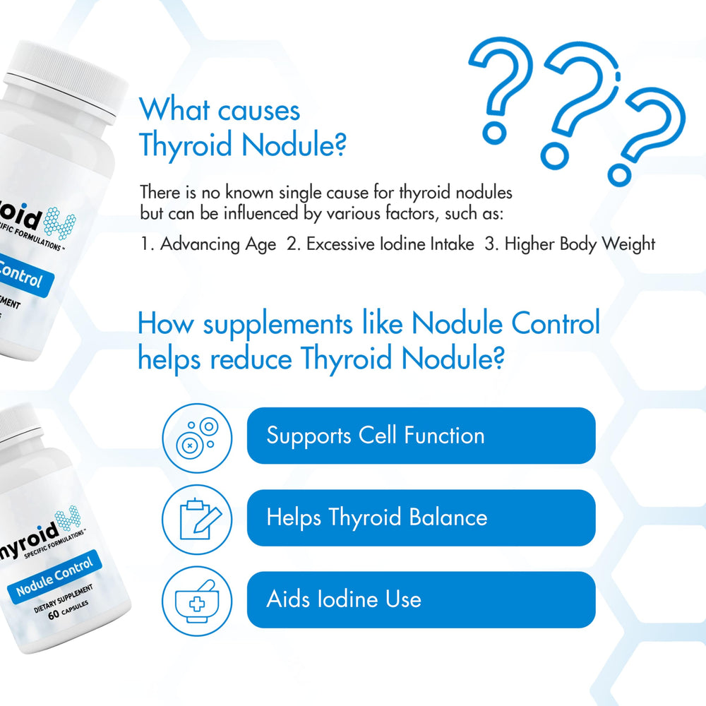 Thyroid Specific Formulations frasco en mano mostrando tamaño real y facilidad de uso