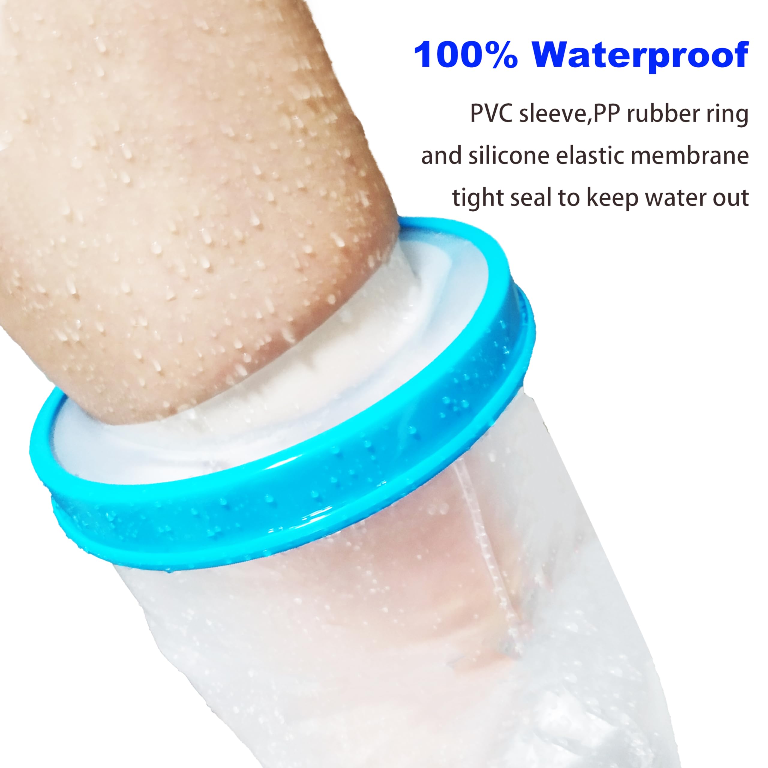Tideshake funda en uso dentro de ducha mostrando protección efectiva