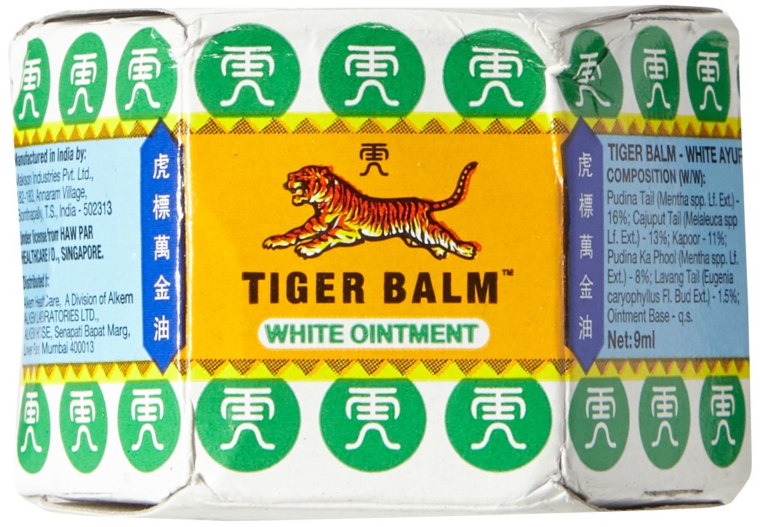Tiger Balm envase frontal 21ml mostrando diseño y portabilidad
