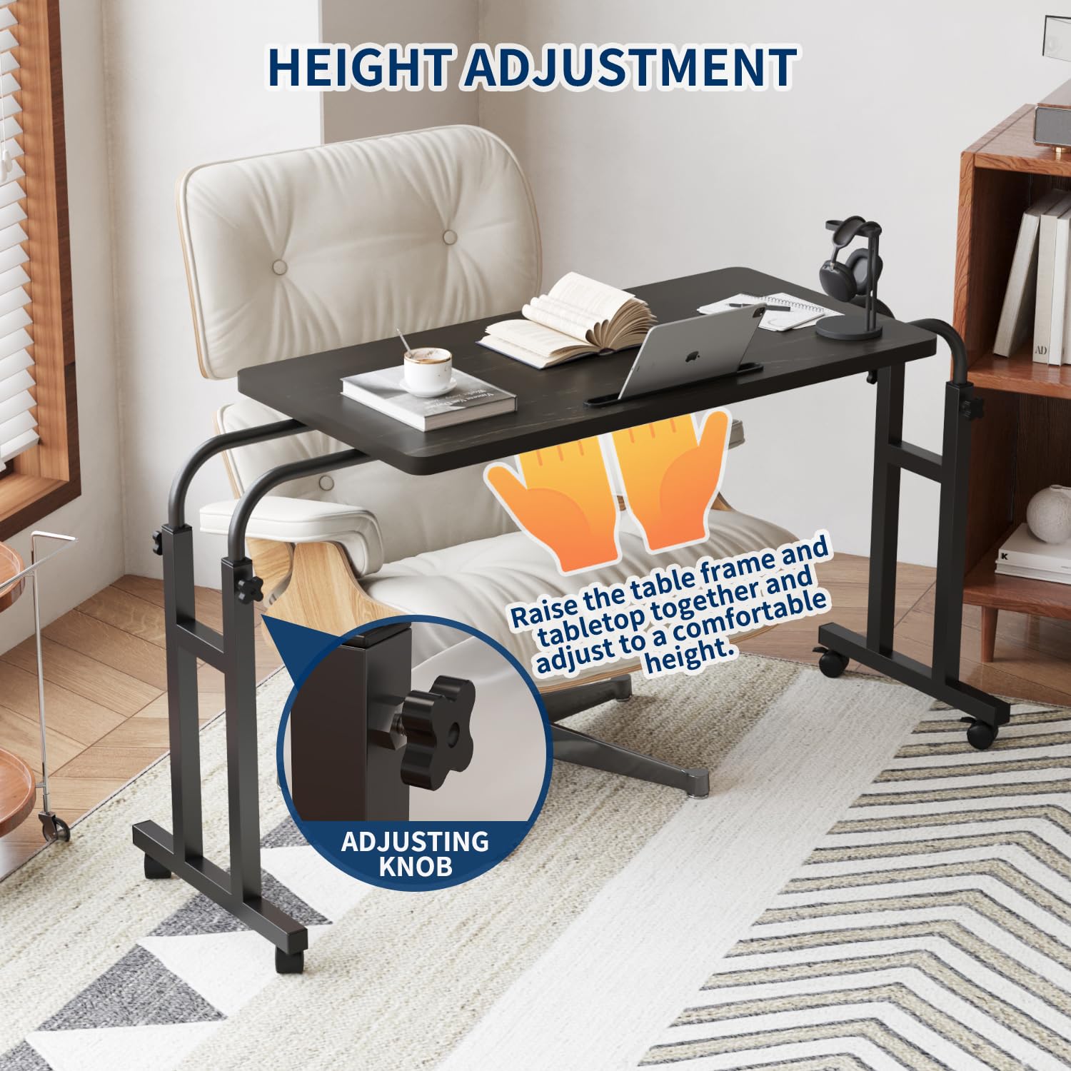 TigerDad comparación de escala junto a cama mostrando ajuste perfecto para sobrecama