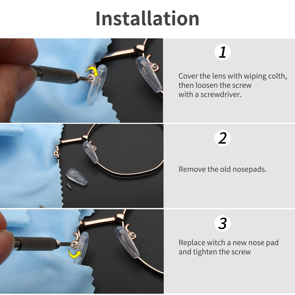 TigerKui comparación de tamaño junto a gafas para ajuste preciso