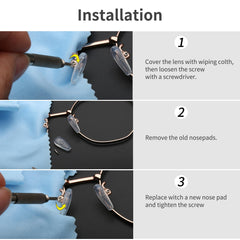 TigerKui comparación de tamaño junto a gafas para ajuste preciso