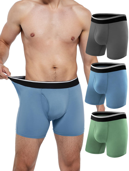 TIICHOO bóxer frontal empaquetado mostrando diseño discreto y confianza